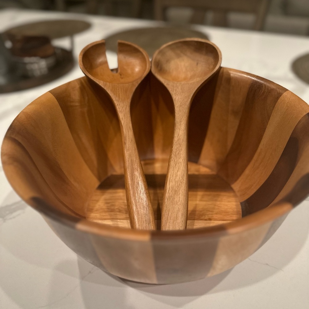 B.Smith with Style Salad Serving Set